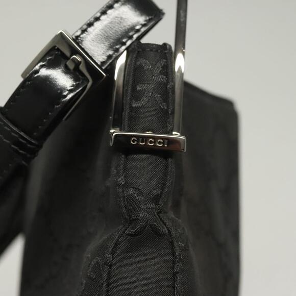 GUCCI GG Canvas Shoulder Bag Black Silver 001 3166 001 3166 - Picture 14 of 16